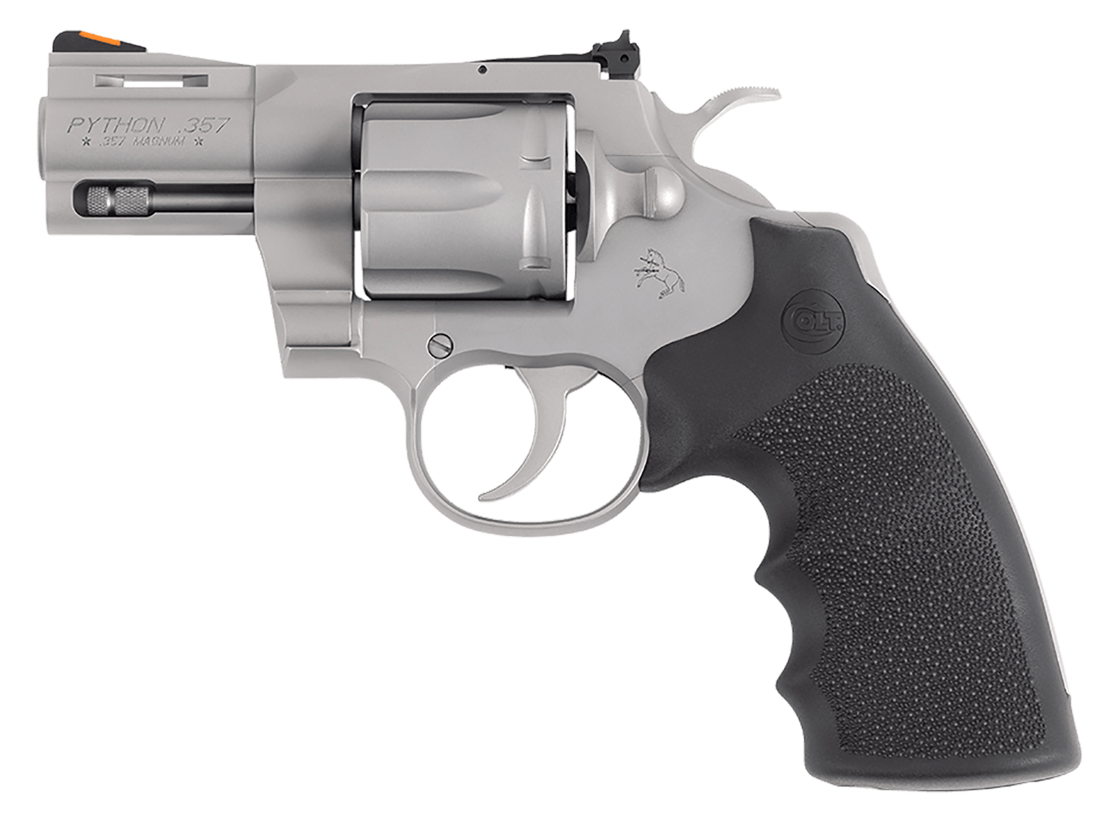 Colt Mfg PYTHONSM2RTS Python  357 Mag/38 Special 6 Shot 2.50" Exposed Hammer