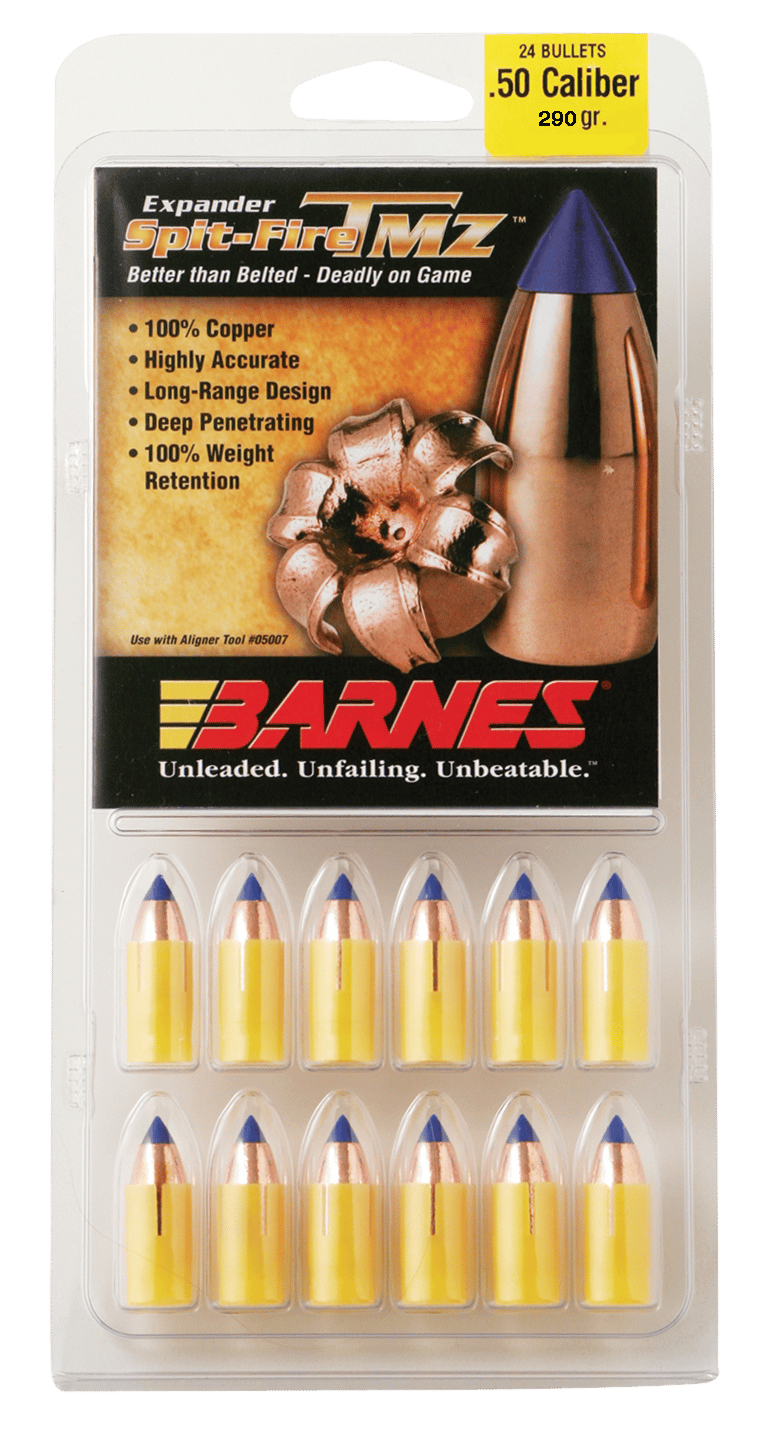 Barnes Bullets 30604 Spit-Fire TMZ Muzzleloader 50 Spit-Fire TMZ 290gr 24rd/Box