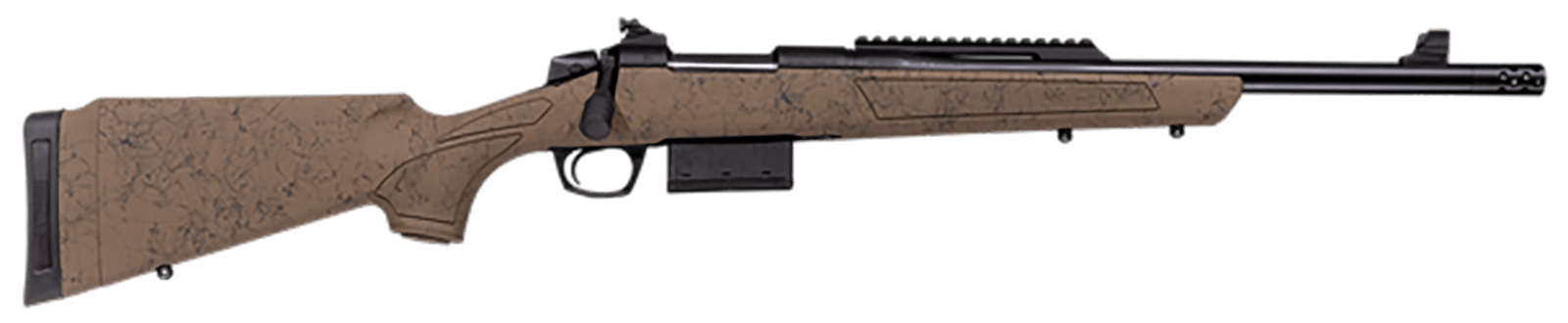 CVA CR3937 Cascade SR80 Full Size 350 Legend 10+1 18" Black Cerakote Steel Threaded Barrel, Black Cerakote Steel Receiver w/Picatinny Rail, Flat Dark Earth w/Black Web Adj LOP Synthetic Stock