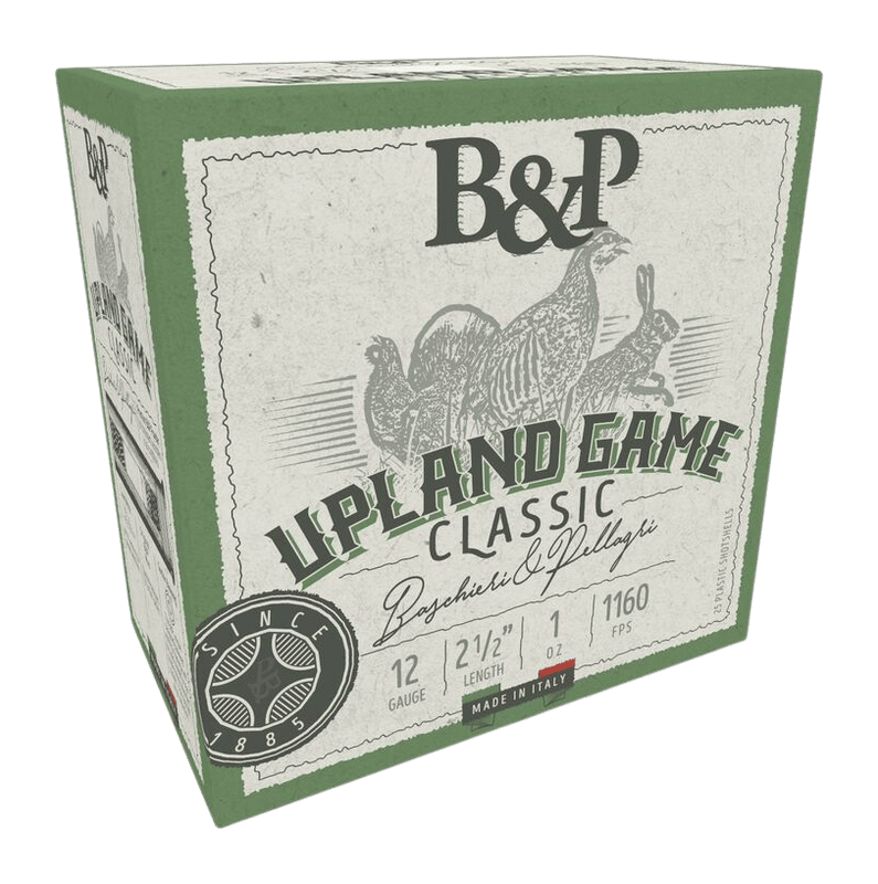 B&p Ammunition 12B1UP6 Upland Game Classic 12Gauge 2.50" 1oz 6Shot 25 Per Box/10 Case