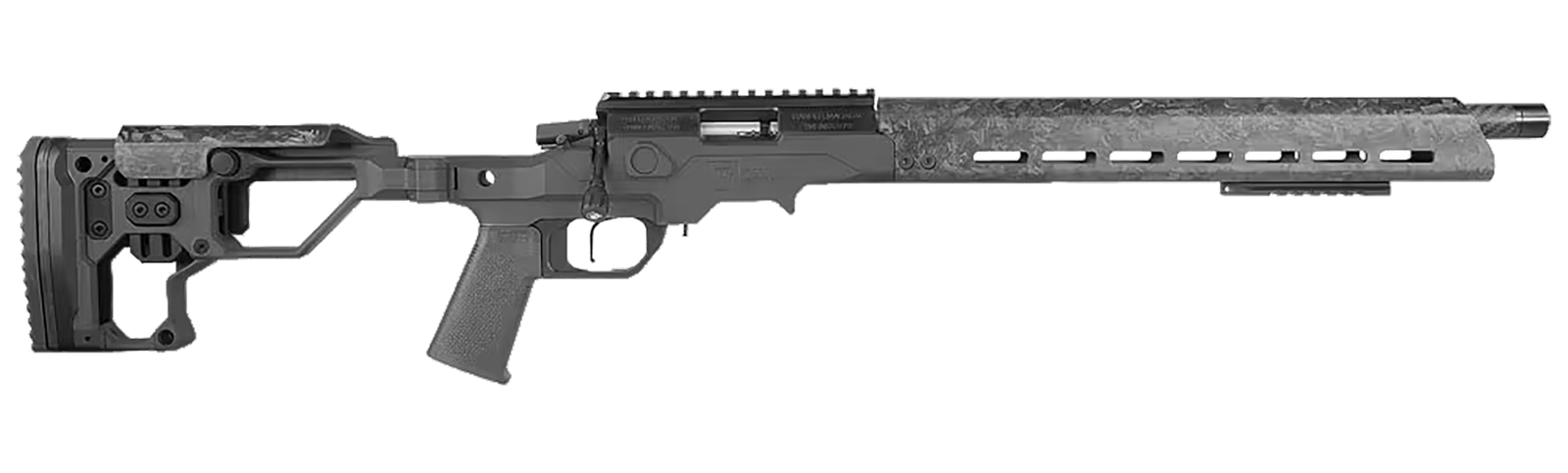 Christensen Arms 8011202202 MPR  17 HMR 10+1 20" Carbon Fiber Match Grade Threaded Barrel, Black Nitride Picatinny Rail Receiver, M-LOK Handguards, Black Anodized Adj w/MagneLock Technology Stock, Bla