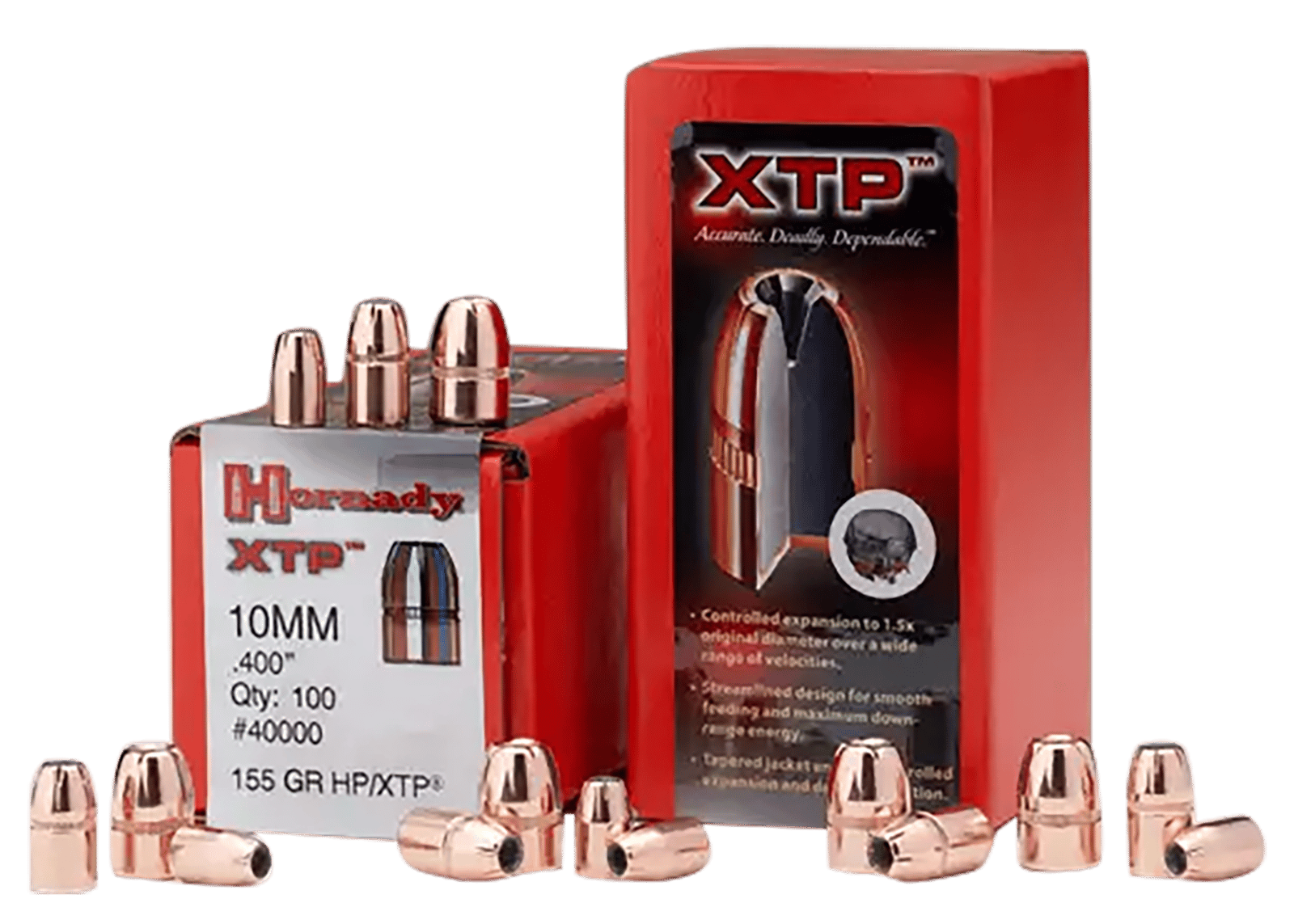Hornady 35580 XTP  9mm .355 147 gr Hollow Point XTP 100 Per Box/ 25 Case