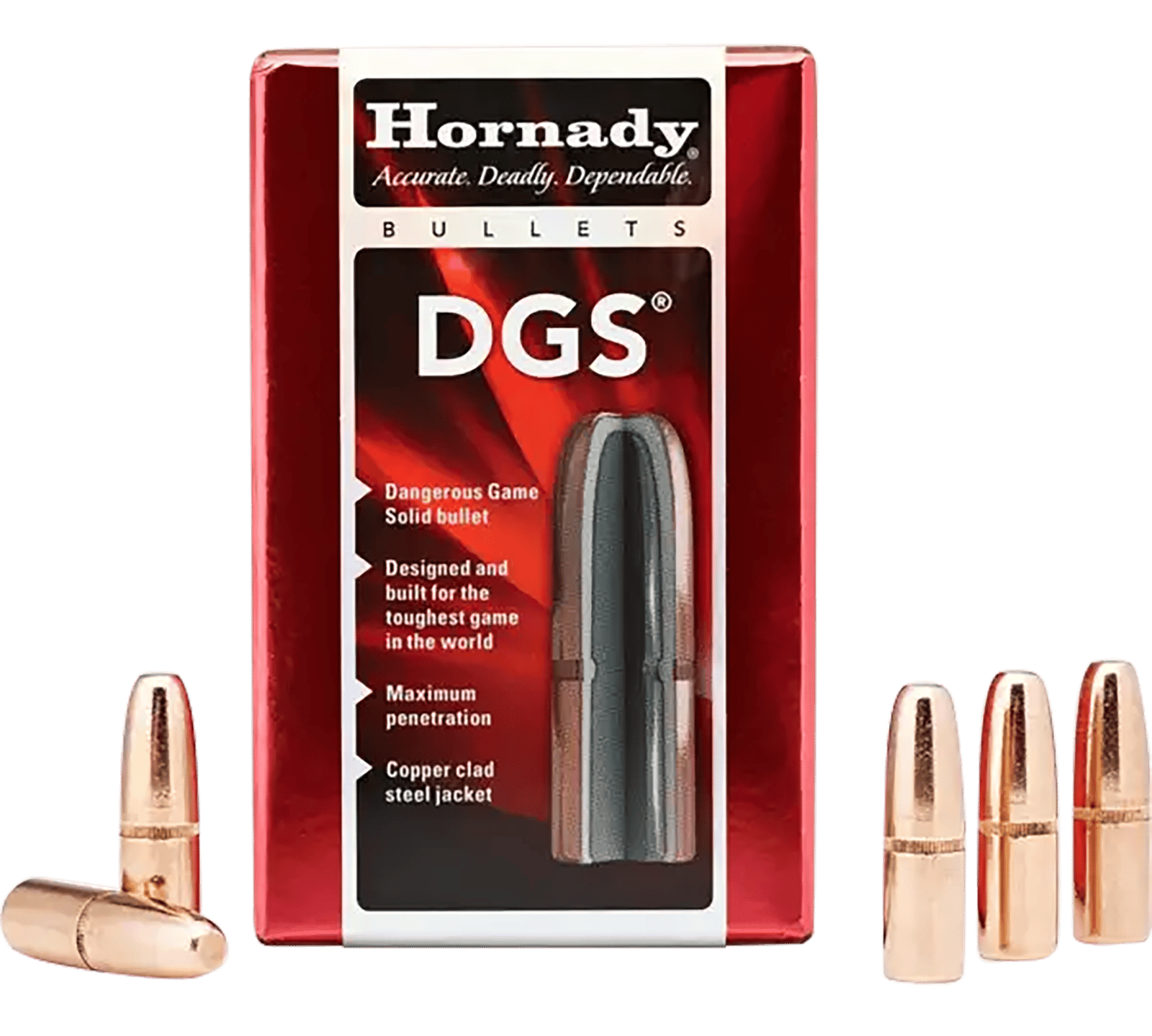 Hornady 4241 DGS  423 Cal .423 400 gr Dangerous Game Solid 50 Per Box/ 15 Case