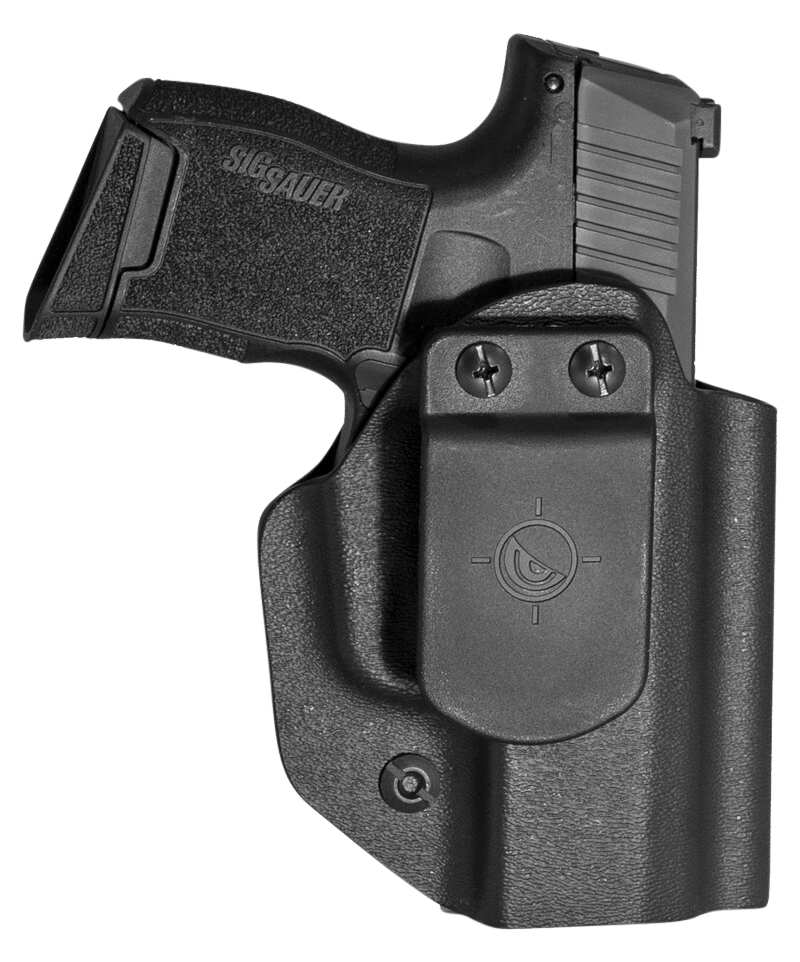 Mission First Tactical HSIG365AIWBABL Appendix Holster IWB/OWB Black Polymer Belt Clip Fits Sig P365 Ambidextrous