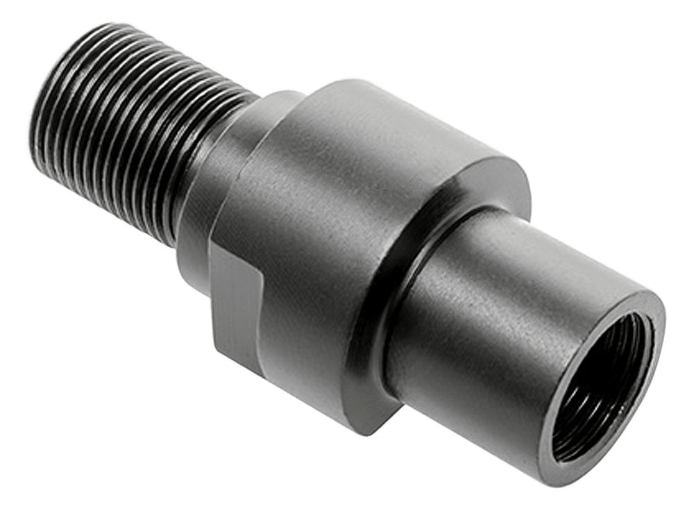CMMG 57DA53A Thread Adapter  223 Rem/5.56x45mm NATO FN PS90 Black Steel 1/2"-28 tpi Tactical