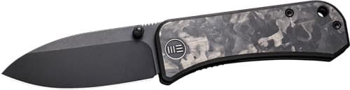 WE KNIFE BANTER 2.9" MARBLE CARBON FIBER/BLACK STONEWASH