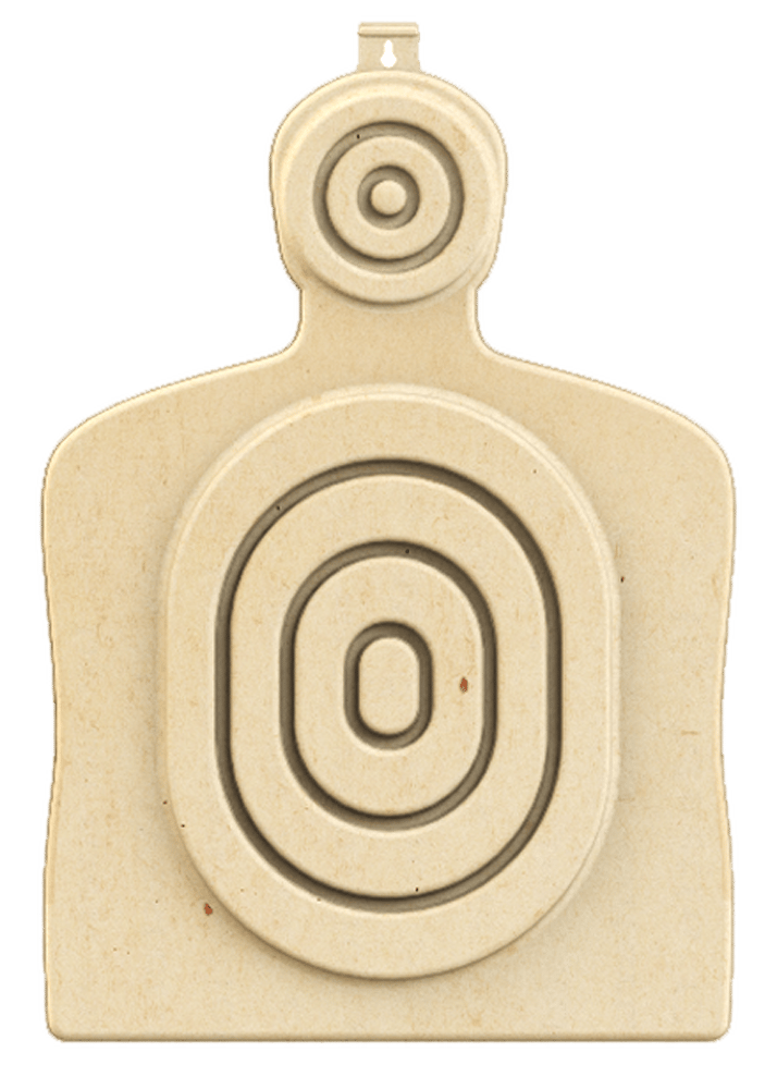 Birchwood Casey 3DTGTBTT Torso Target  31.25" H x 21.25" W x 1" D 3D Bullseye Tan 3 Per Pack