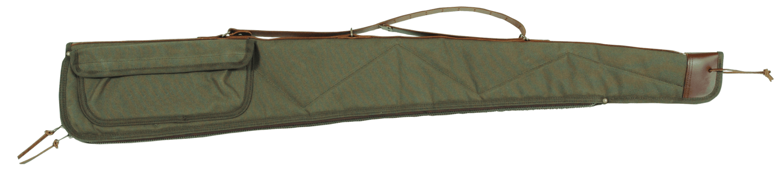 Bob Allen 14534 Canvas Shotgun Case Green Canvas 48" Long Shotgun