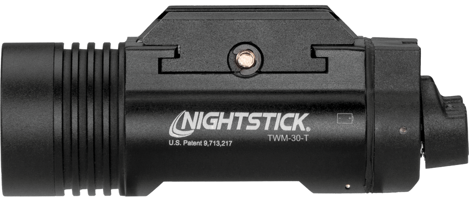 Nightstick TWM30T Tactical Weapon-Mounted Light Turbo  Black Anodized Hardcoat 1200 Lumens White LED Light