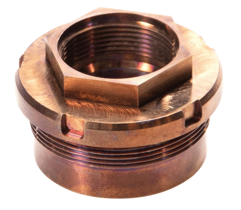 Q LLC PLANBOMEGA Plan-B Omega 1.375"x24 Suppressor Tube tpi, 17-4 Copper Stainless Steel, Fits Cherry Bomb Brake