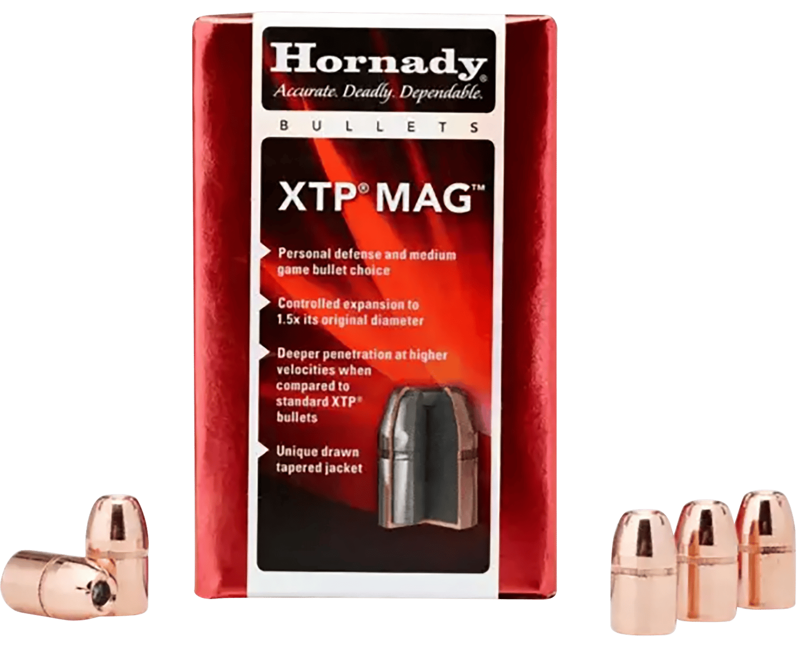 Hornady 50100 XTP Mag 50 Cal .500 350 gr XTP MAG 50 Per Box/ 15 Case
