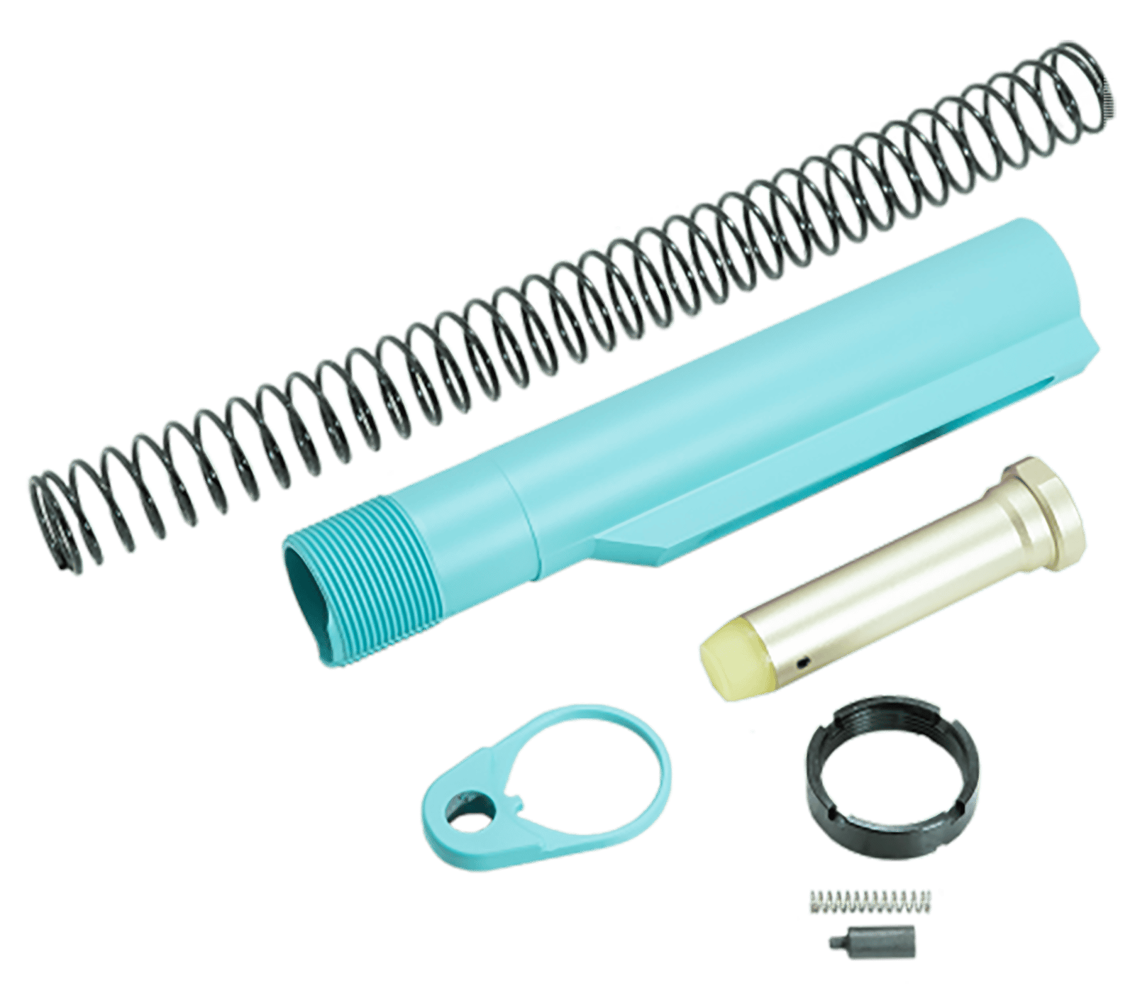 Timber Creek Outdoors ARBTKRE Buffer Tube Kit  Robin's Egg Blue for AR-15