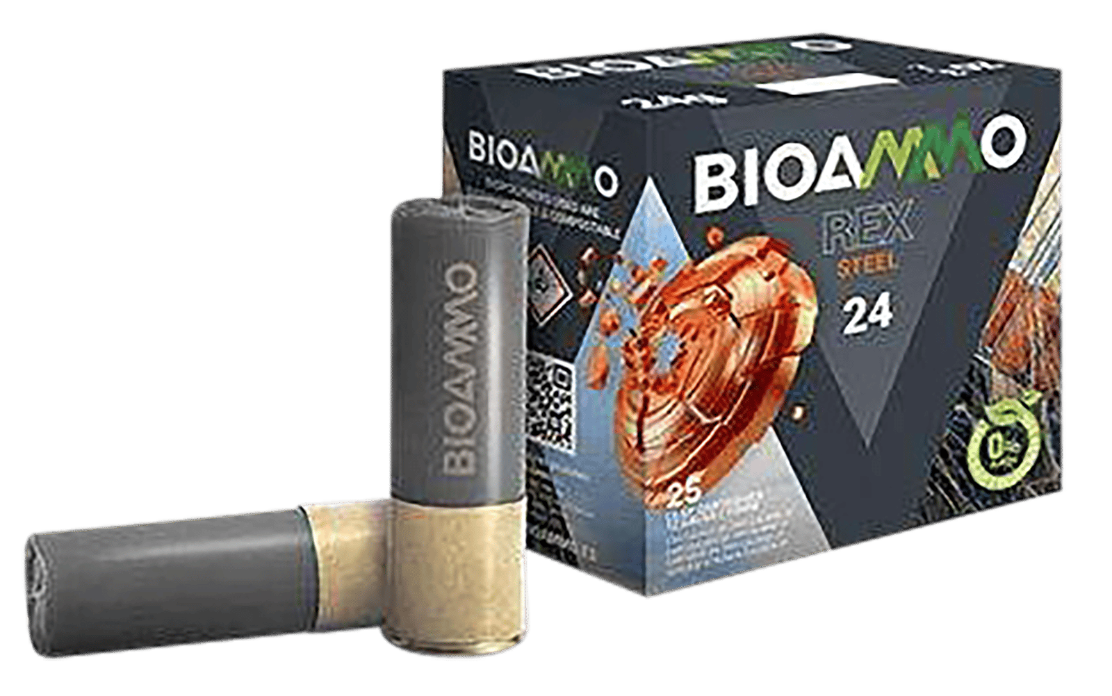 Bioammo BRS2870 Rex Steel Target 12Gauge 2.75" 1oz 7Shot 25 Per Box/10 Case