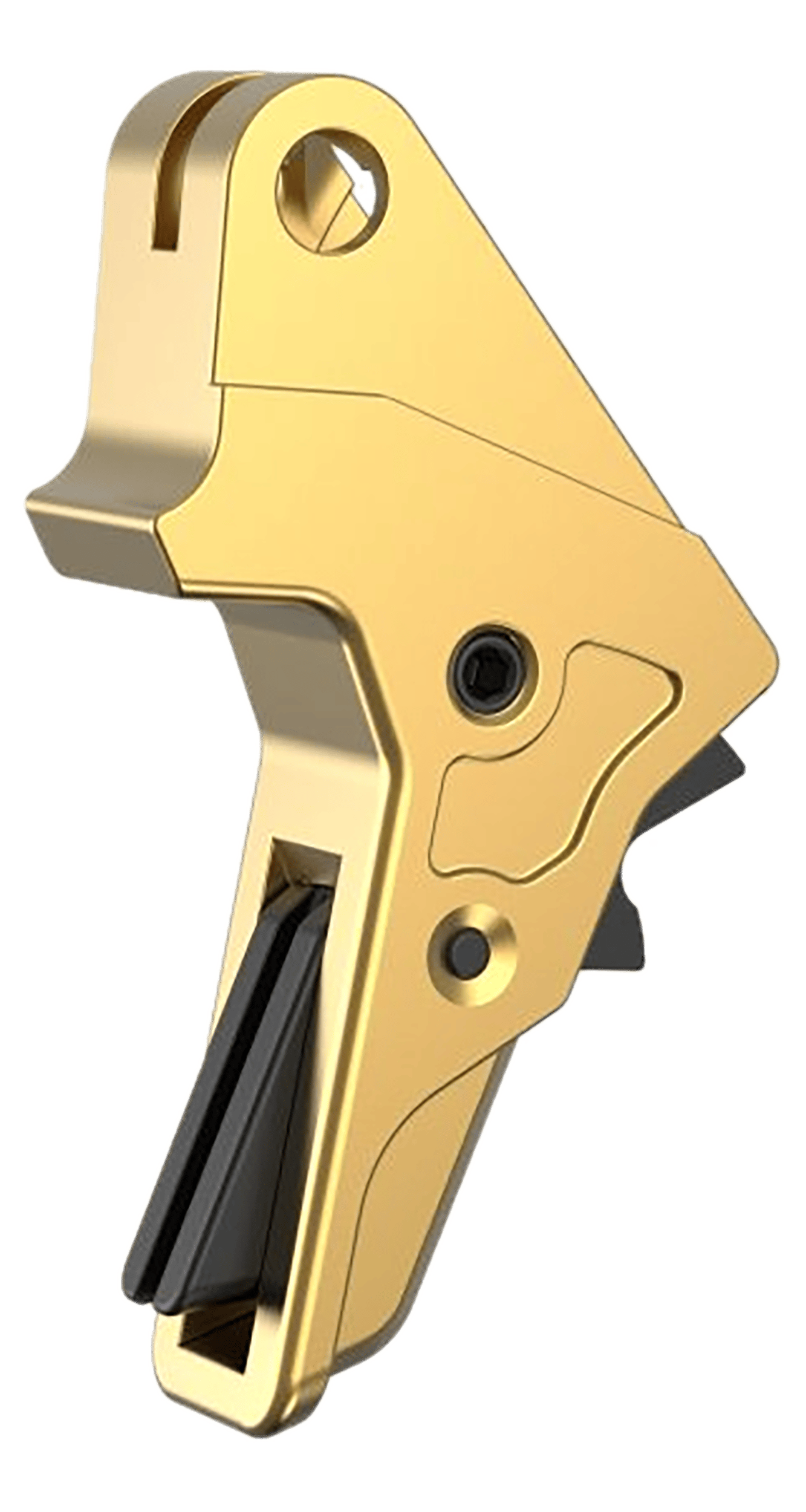 Tyrant CNC TDMPTRIGFSCGOLD/BLK   Gold Fits S&W M&P Full-Size & Compact