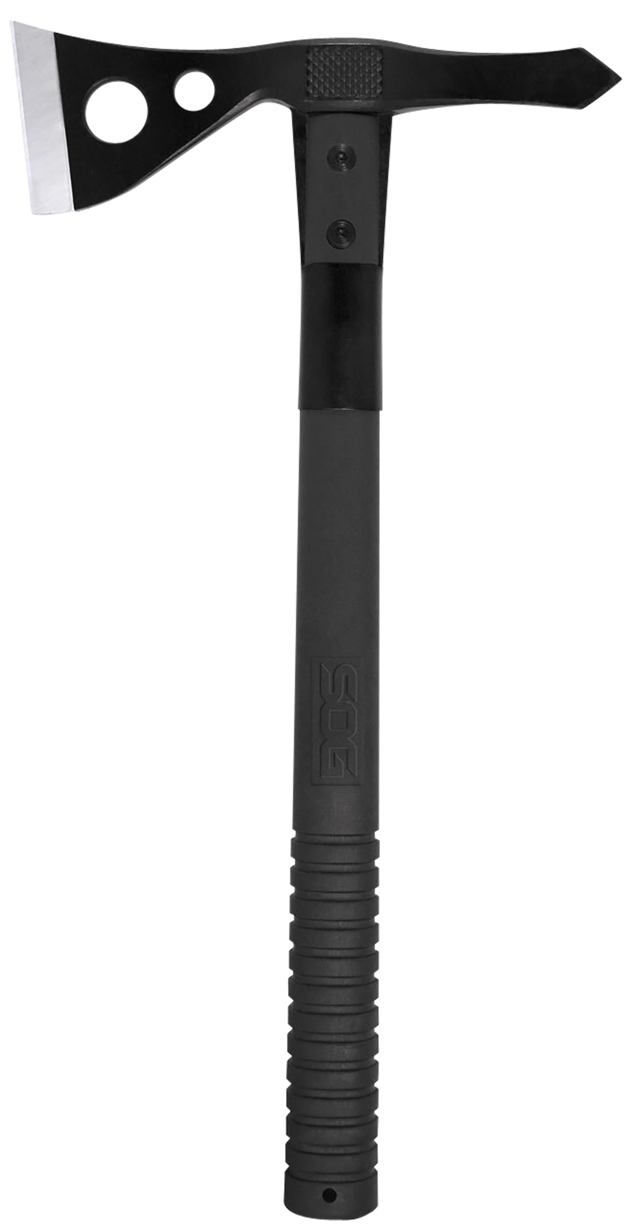S.O.G SOGF01TNCP Tactical  2.75" Blade 420HC SS Blade Black Side Hammer Checkering GRN Handle 15.75" Long Tomahawk