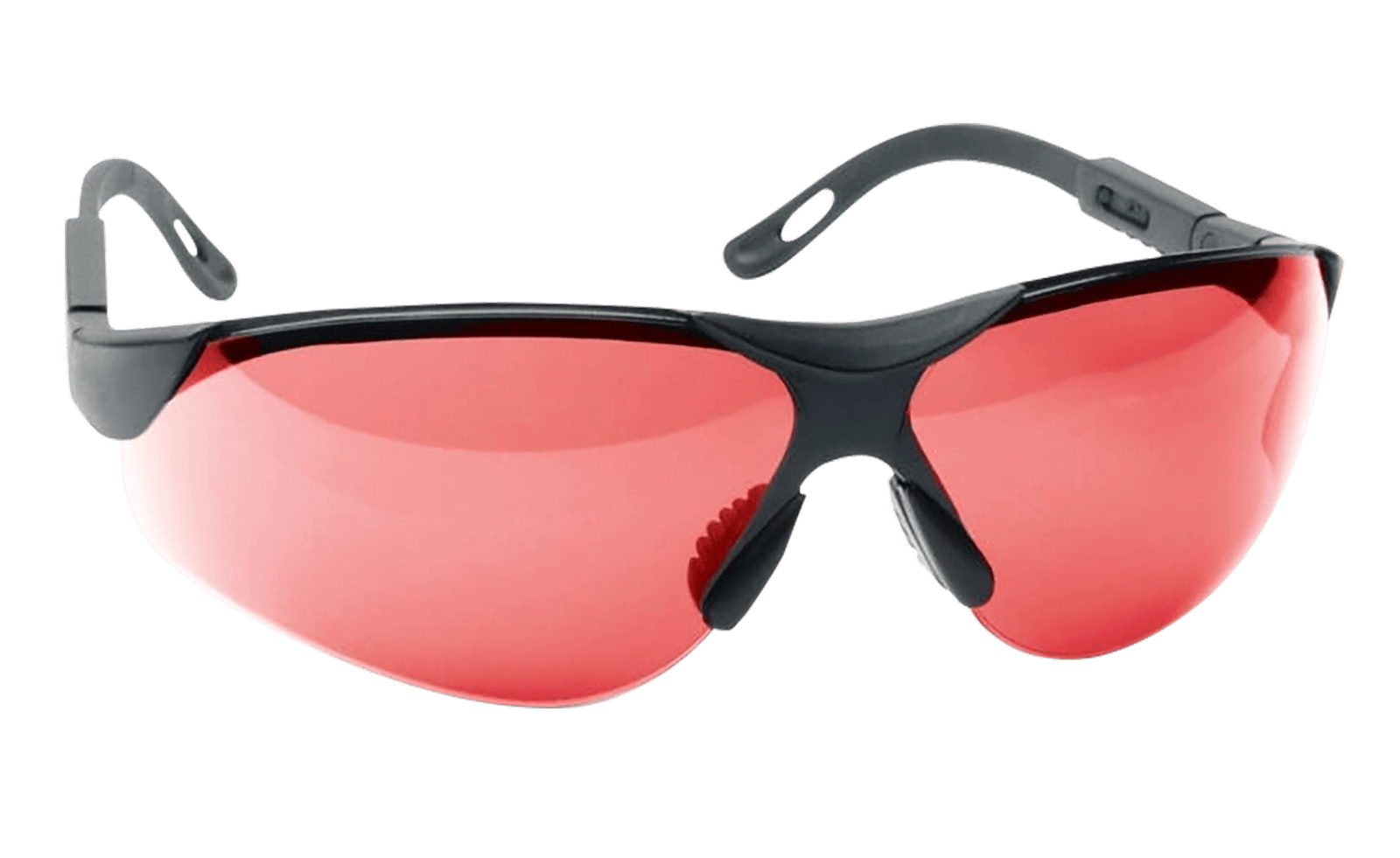 Walker's GWPXSGLVER Sport Glasses Elite Adult Vermilion Lens Polycarbonate Black Frame