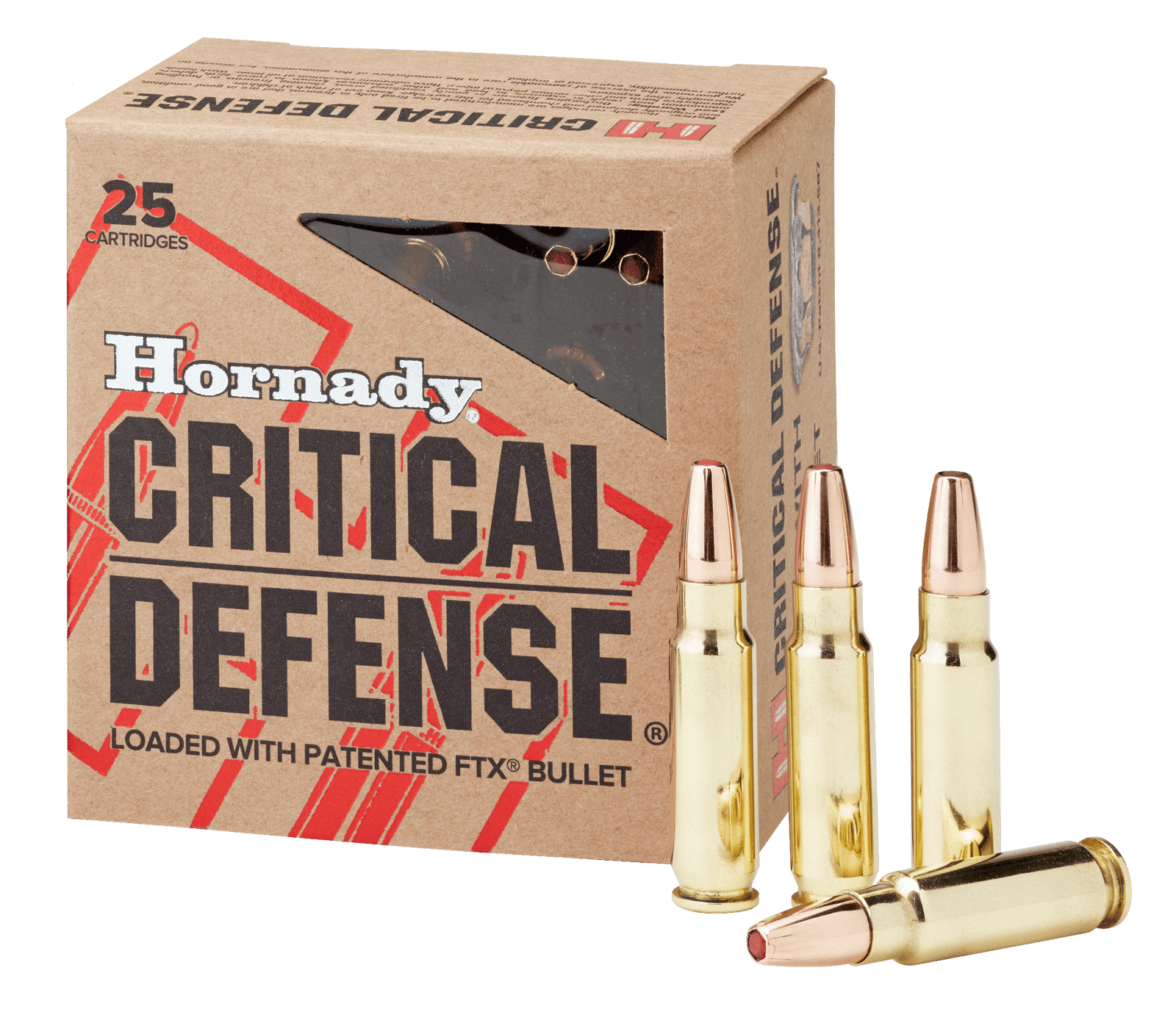Hornady 90000 Critical Defense  5.7x28mm 40gr Flex Tip eXpanding 25 Per Box/10 Case