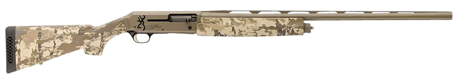 Browning 011438204 Silver Field 12 Gauge 3.5" 4+1 (2.75") 28", FDE Barrel/Rec, AURIC Camo Synthetic Stock With Textured Gripping Surface
