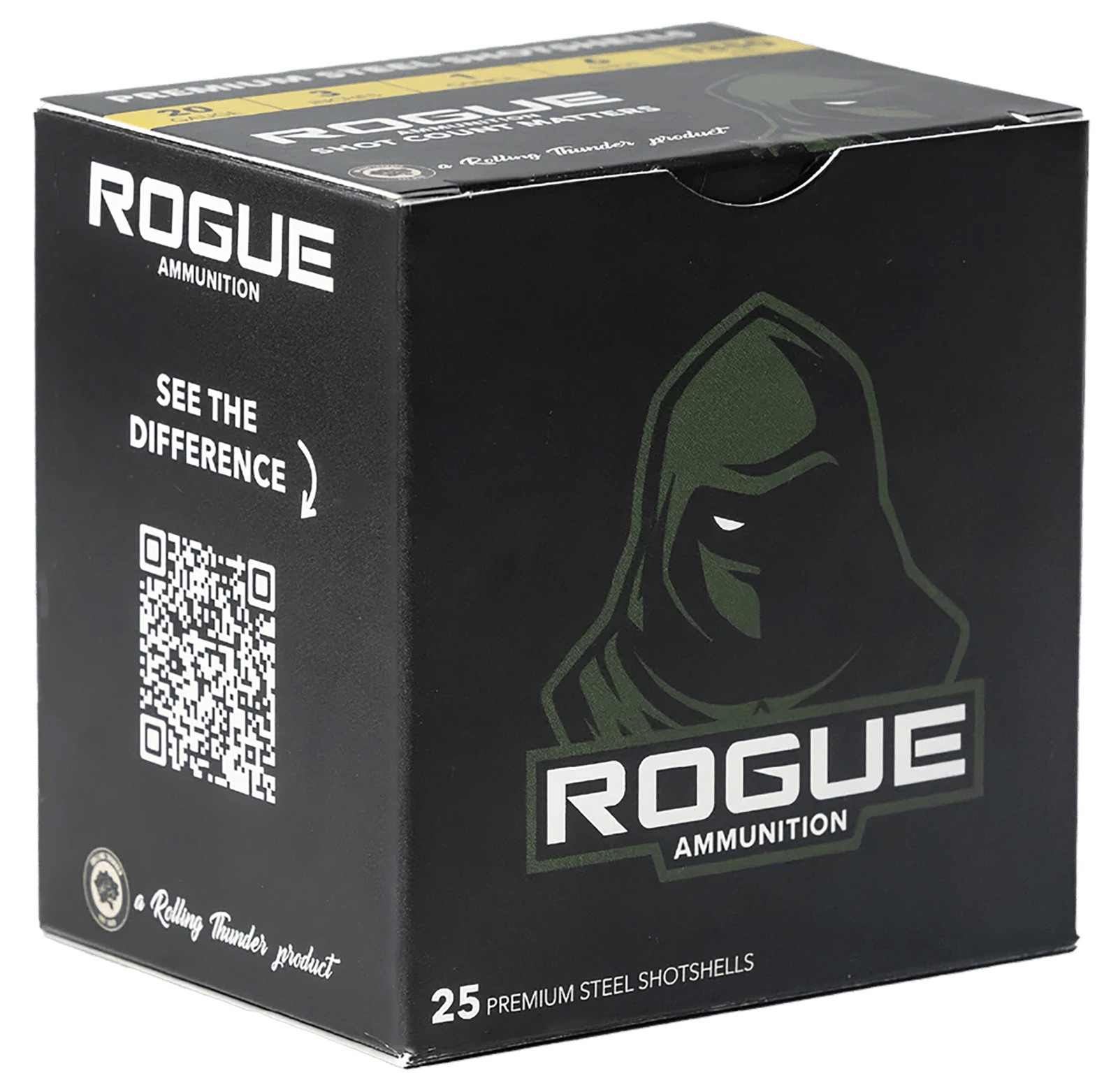 Rogue Ammunition RA-20-1-4S   20Gauge 3" 1oz 4Shot 25 Per Box/10 Case