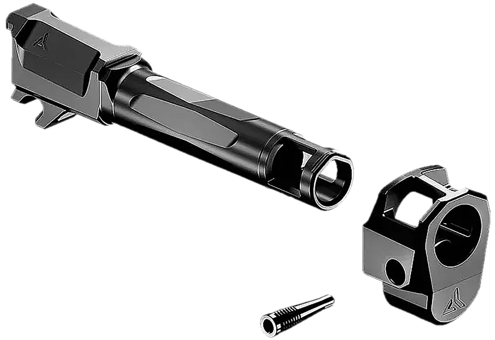 Radian Weapons R0840 Ramjet & Afterburner Combo 9mm Luger 3.70" Black Stainless Steel, Fits Sig P365