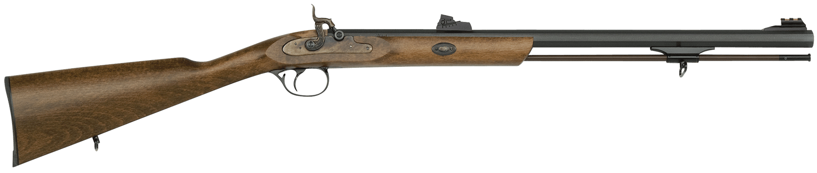 Traditions R3300801 Deerhunter  50 Cal Percussion 24" Blued Barrel Hardwood Stock