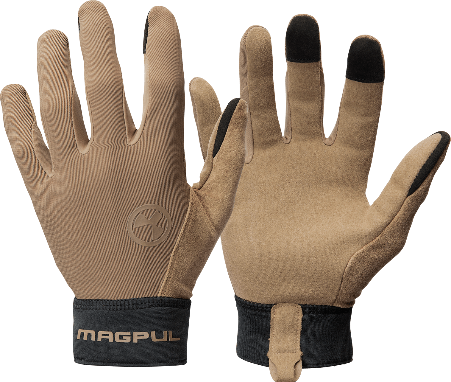 Magpul MAG1014-251 Technical 2.0 Gloves Coyote Touchscreen Synthetic/Suede Small