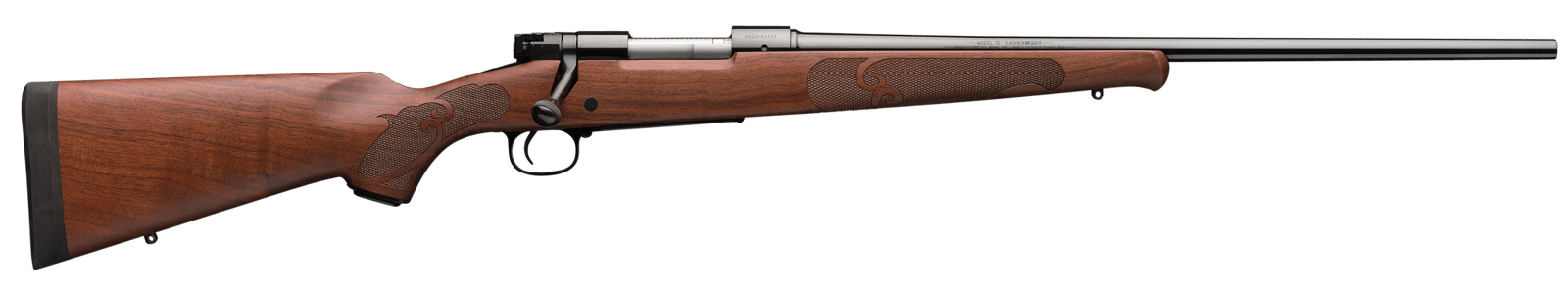 Winchester Guns 535200289 Model 70 Featherweight 6.5 Creedmoor 5+1 22" Satin Walnut with Feather Checkering Stock Brushed Polish Blued Right Hand (Full Size)