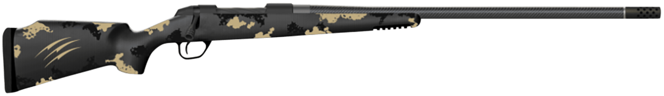 Fierce Firearms FCRG7PRC24BU Carbon Rage  Full Size 7mm PRC 3+1 24" Black C3 Carbon Fiber Barrel, Black Cerakote Steel Receiver, Urban Camo Stock, Right Hand
