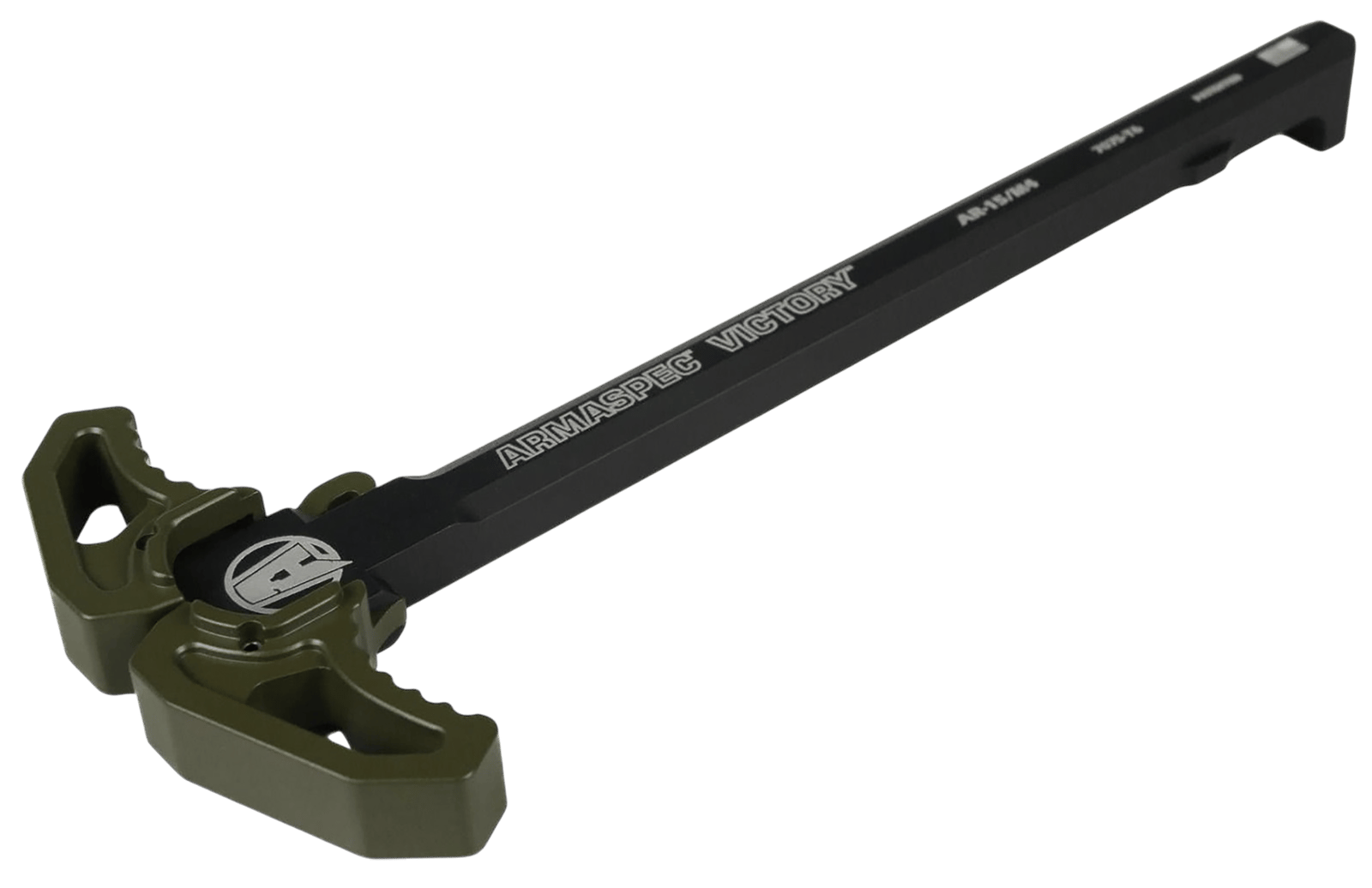 Armaspec ARM161-ODG Victory Charging Handle OD Green Aluminum Ambidextrous Hand