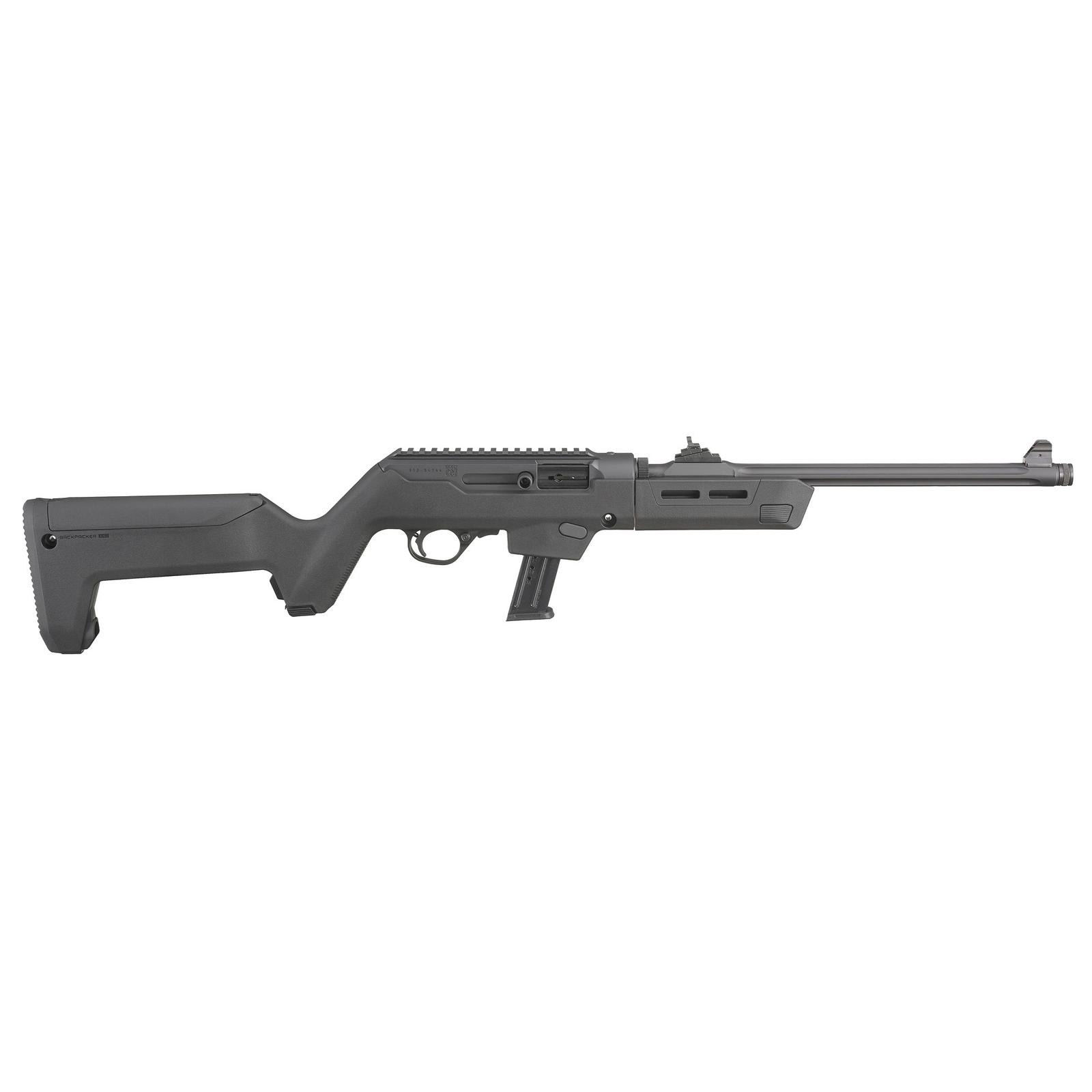 RUGER PCC BCKPKR 9MM 16.12" 17RD BLK