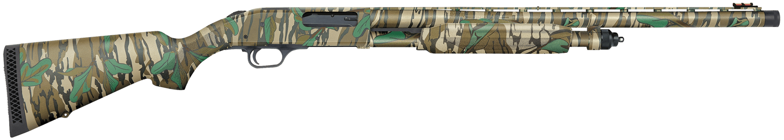 Mossberg 62232 835 Ulti-Mag Full Size 12 Gauge Pump 3.50" 5+1 24" Mossy Oak Greenleaf Vent Rib Barrel & Optic Ready Receiver, Oak Greenleaf Synthetic Stock, Right Hand