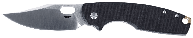 CRKT 5321 Pilar IV 3.09" Folding Plain Satin D2 Steel Blade/Black/SS G10/SS Handle Includes Pocket Clip