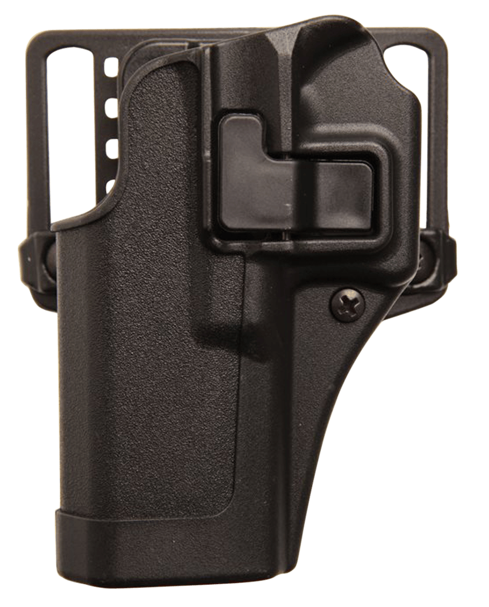 Blackhawk 410567BKL Serpa CQC  OWB Matte Black Polymer Belt Loop/Paddle Compatible w/Glock 42 Left Hand
