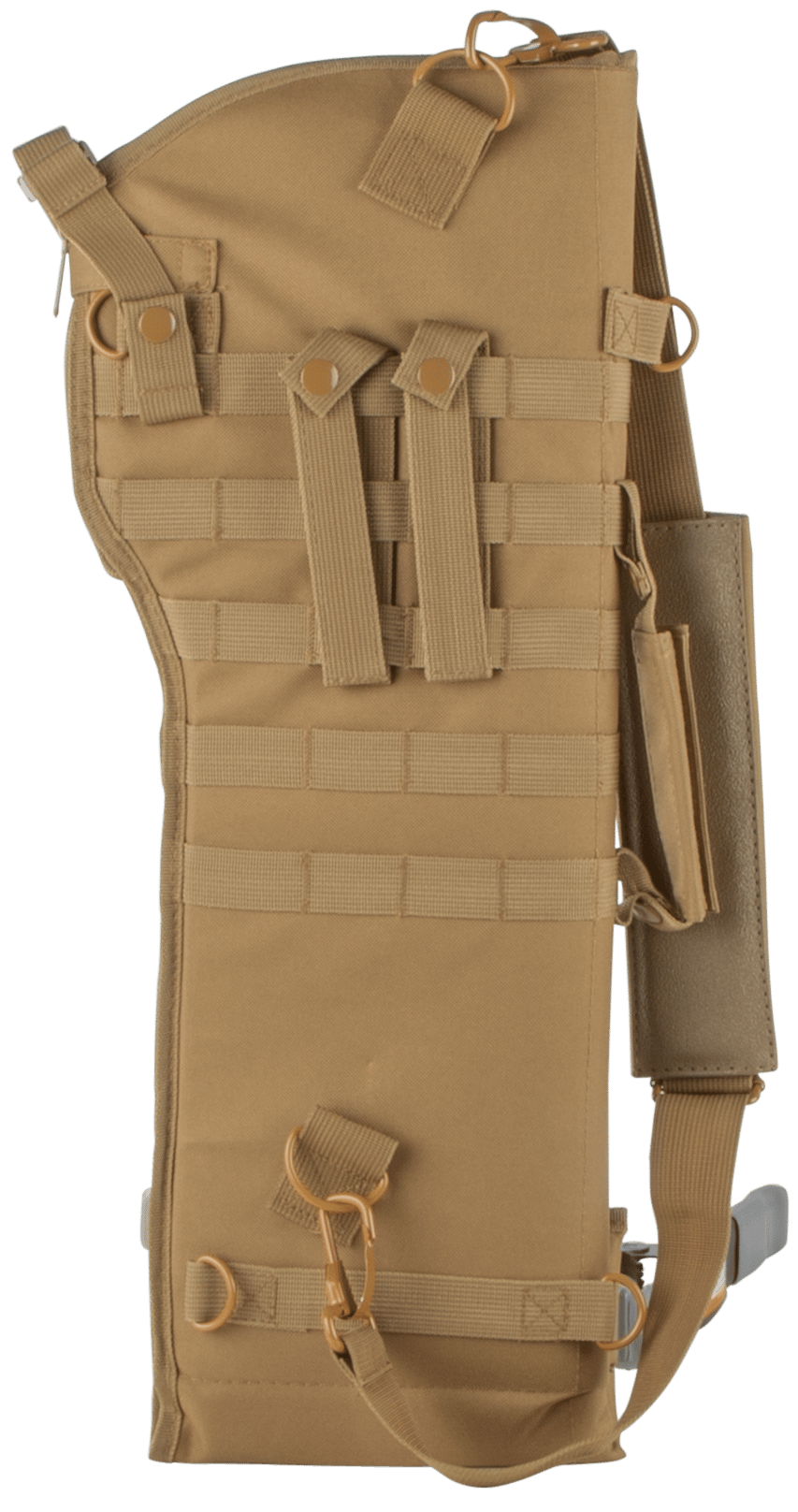 NcStar CVRSCB2919T VISM Scabbard w/ Tan Finish MOLLE Webbing D-Ring & Grommet for Drainage for Rifle/Carbine