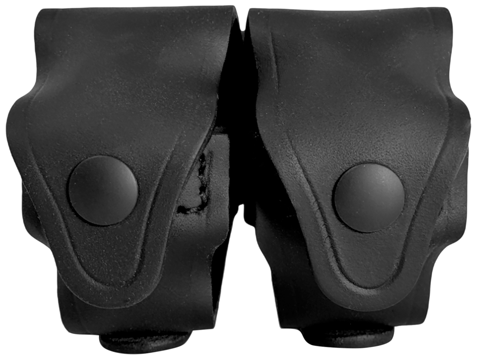 1791 Gunleather RVSLDSBLA Speed Loader Double Carrier Black Steerhide Compatible w/ 5/6 Shots