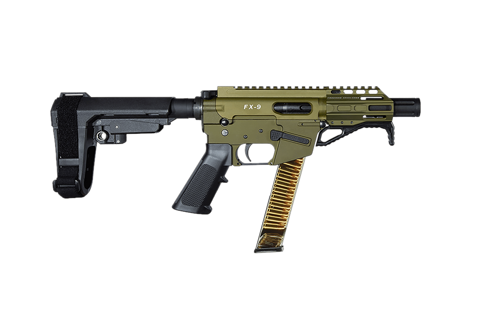 FREEDOM ORDNANCE FX9P4S-ODG FX9P  9mm Luger 31+1 4" OD Green