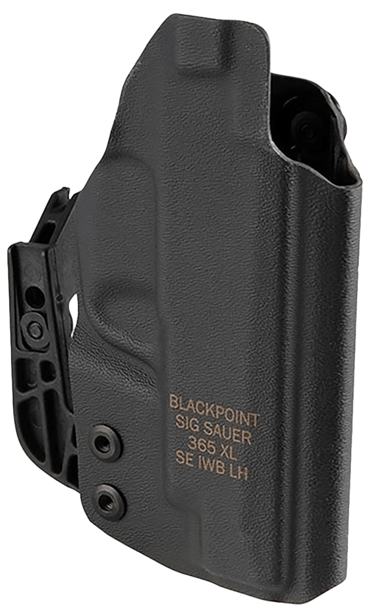 Sig Sauer HOL365XLAPXLH Tactical  IWB Black Polymer Belt Clip Fits Sig P365XL Left Hand
