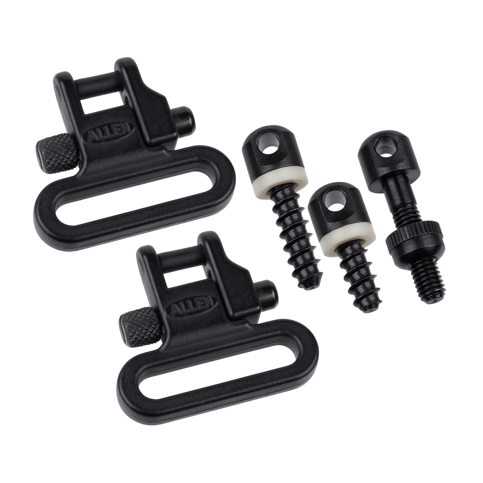 Allen 14420 Magnum Swivel  Set Black 1" Bolt Action Rifles