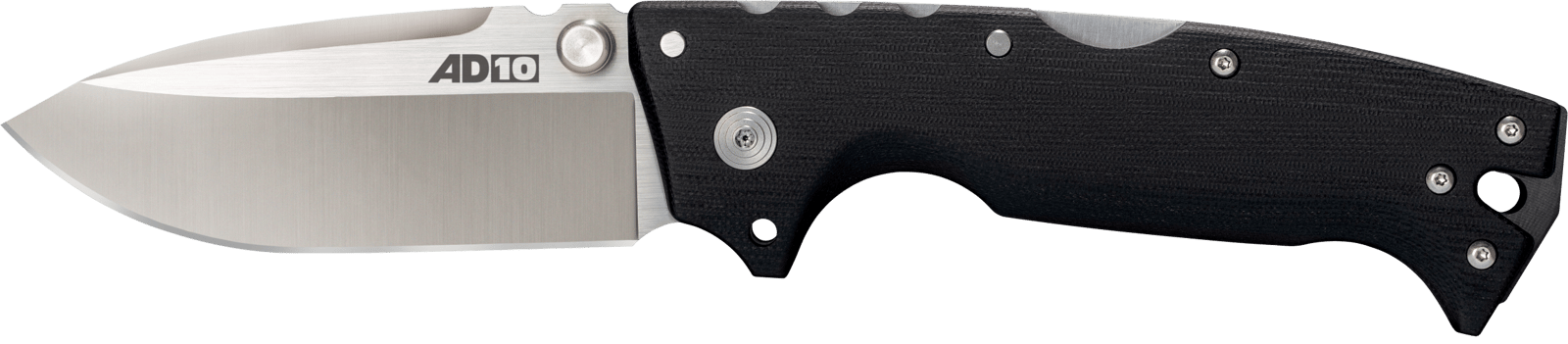 Cold Steel CS28DD AD-10  4" Folding Drop Point Plain S35VN SS Blade/Black G10 Handle Includes Pocket Clip