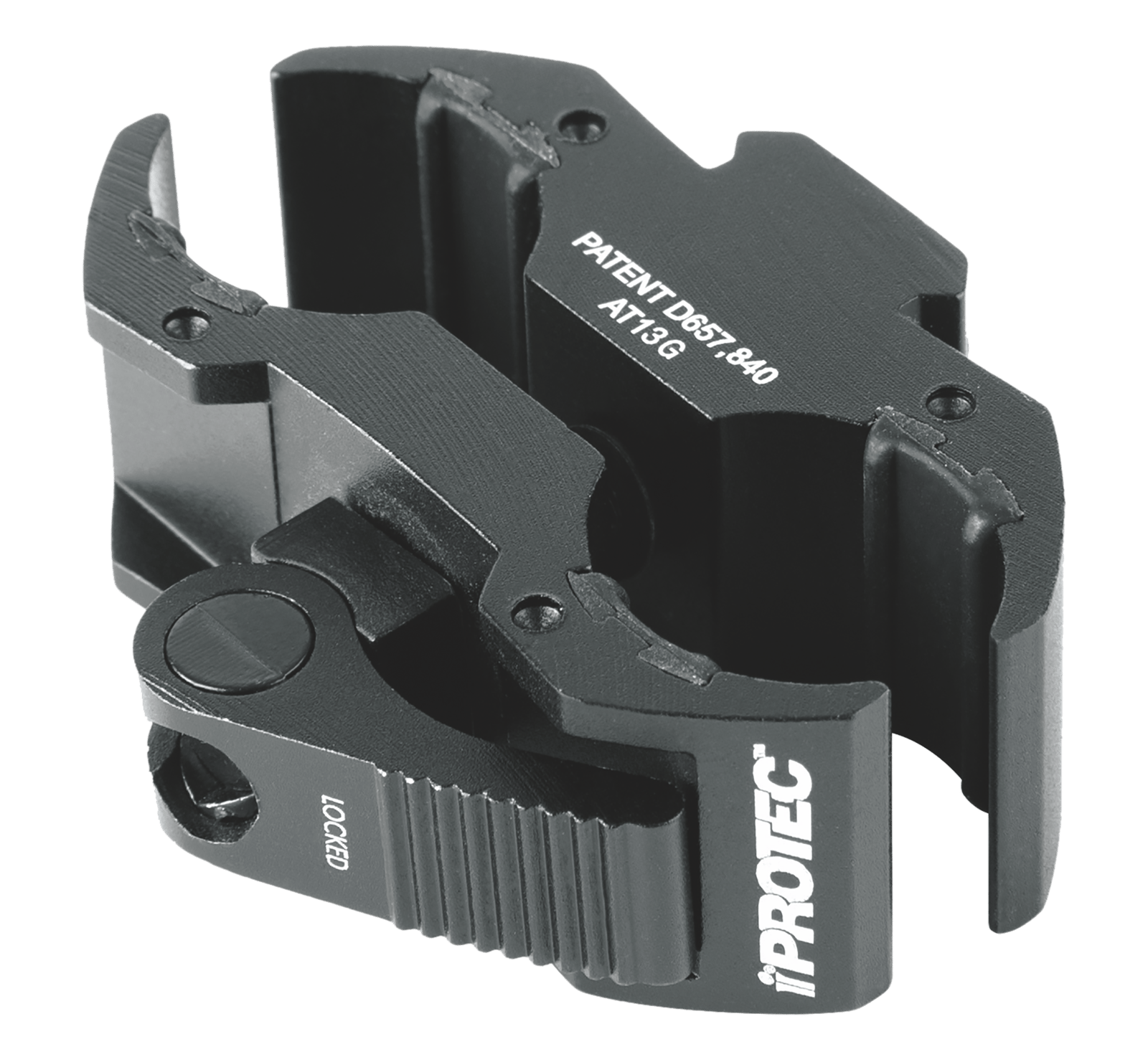 iProtec 6108 Universal Long Gun Mount  Black Anodized
