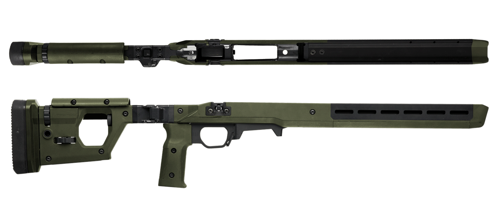 Magpul MAG802-ODG Pro 700 Stock Folding OD Green Synthetic for Remington 700 SA