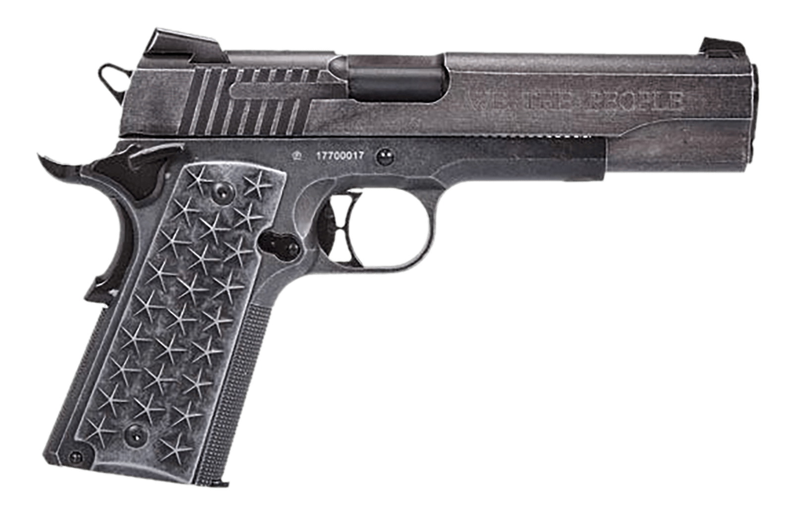 Sig Sauer Airguns AIR1911WTP 1911 We The People Air Pistol CO2 177 BB 17+1 Distressed Aluminum Grips
