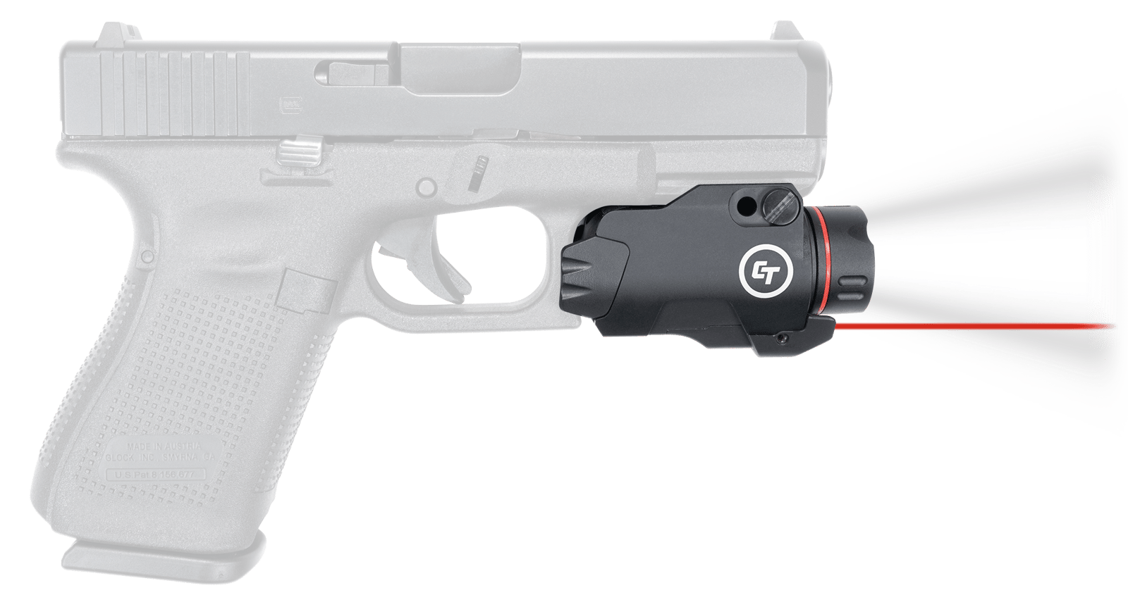Crimson Trace 0177301 Rail Master Pro  Red Laser/White Light 5mW/400 Lumens, Output 633nM Wavelength, Picatinny/Weaver Rail Mount