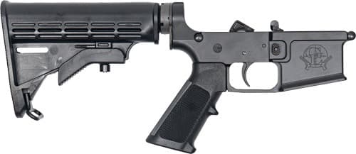 GLFA LOWER GROUP AR-15 5.56MM W/ADJUSTABLE STOCK BLACK