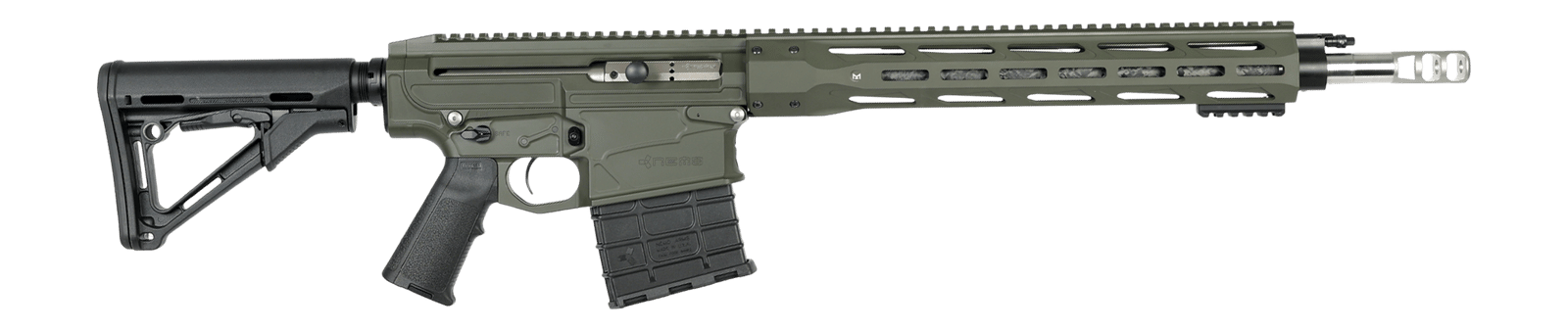 Nemo Arms OMEN-RECON-LITE Omen Recon Lite 300 Win Mag 14+1 18" Black Proof Research CF Threaded Barrel, Mil-Spec Green Cerakote Aluminum Receiver w/Picatinny Rail, M-LOK Handguard, Magpul CTR Black Po