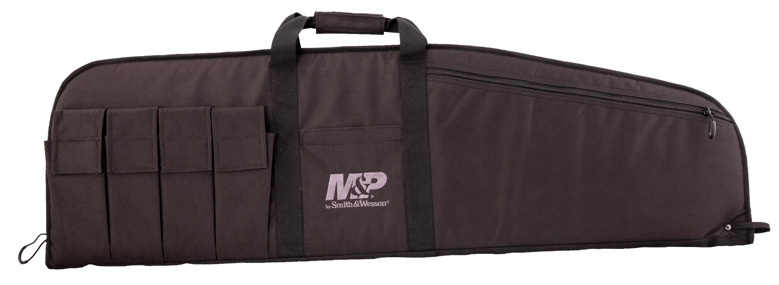 M&P Accessories 110015 Duty Series Medium Case Black Nylon Foam Padding