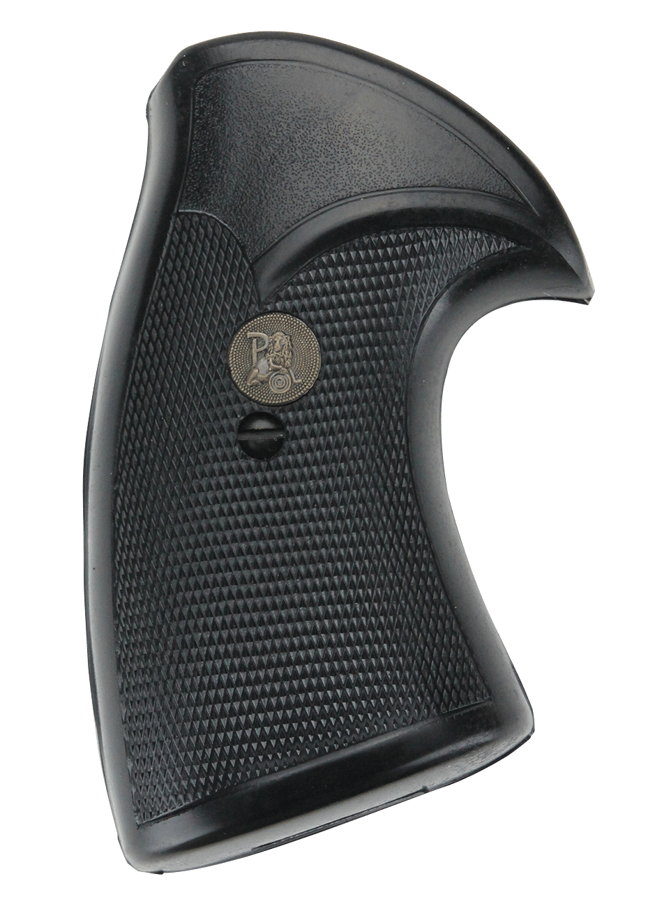 Pachmayr 03140 Presentation Grip Checkered Black Rubber for Ruger RedHawk
