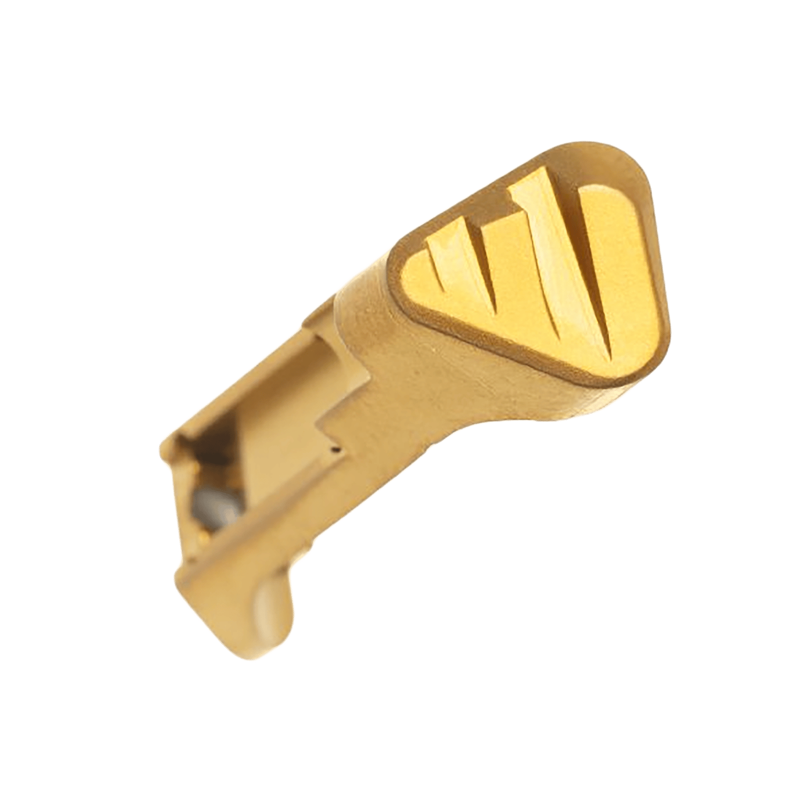Tyrant CNC TDP365EGOLD Extended Mag Release  Sig P365 Matte Gold 17-4 Stainless Steel