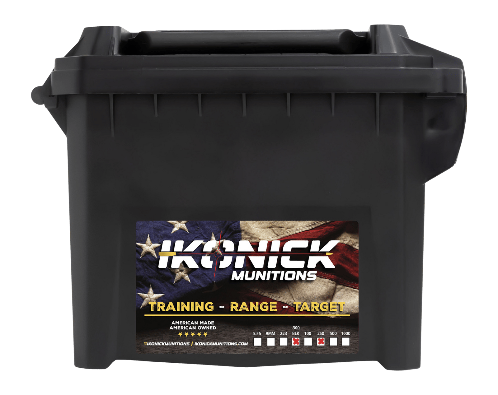 IKONICK IU-300-147FM-C250 300BO 147GR FMJBT 250RDS