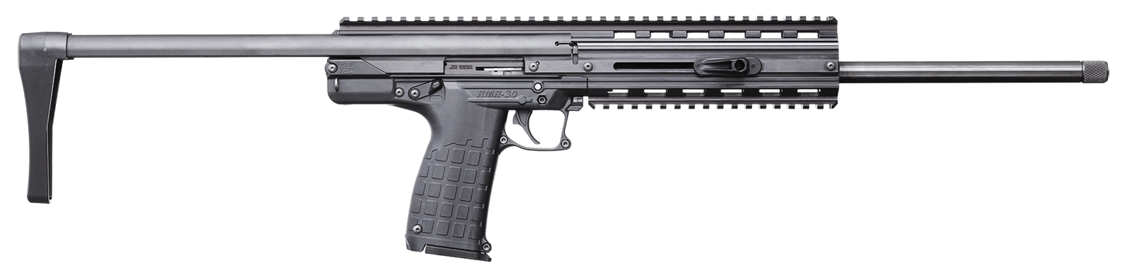 Kel-Tec CMR30BLK CMR 30  Compact 22 WMR 30+1 16.10" Black Steel Threaded Barrel, Black Aluminum w/Picatinny Rail Receiver, Black Collapsible Stock, Black Polymer Grip Ambidextrous